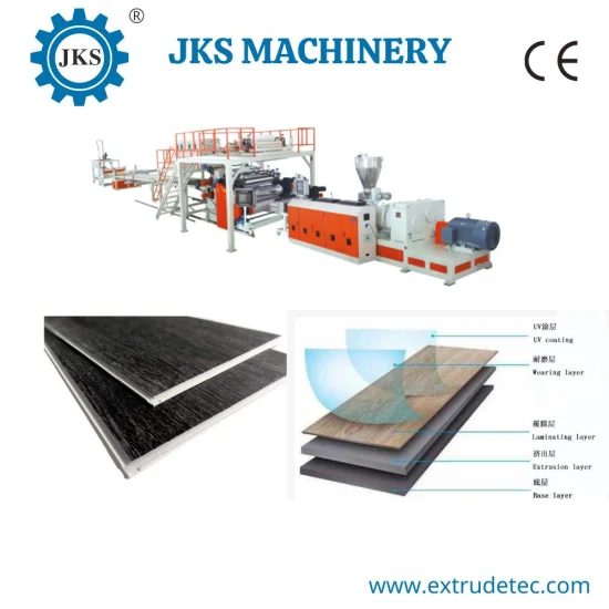 Plastic WPC PVC Flooring Foam Board Sheet Extrusion Production Line