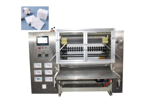 Rectangle Cotton Pad Slicing High Speed 1800 2000PCS Hot Sales Cotton Pad Making Machine